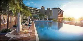  ??  ?? Swimming pool of The Westin Desaru Coast Resort.