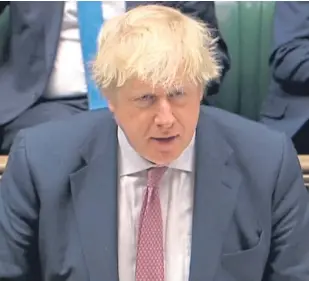  ?? Picture: PA Wire ?? Boris Johnson’s newspaper column sparked controvers­y.