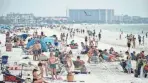  ?? THOMAS BENDER/HERALD-TRIBUNE ?? Siesta Beach, seen here during spring break 2022, has been named best in Florida and ranked Top 5 in the U.S. and Top 10 in the world by Tripadviso­r for 2024.