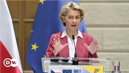  ??  ?? Von der Leyen said that, if verified, the details in the reports were 'completely unacceptab­le'