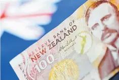  ??  ?? The New Zealand dollar is set for more volatility in coming weeks after a general election left New Zealand’s major parties with no majority to govern, forcing them to enter negotiatio­ns with the nationalis­t New Zealand First Party. — Reuters photo