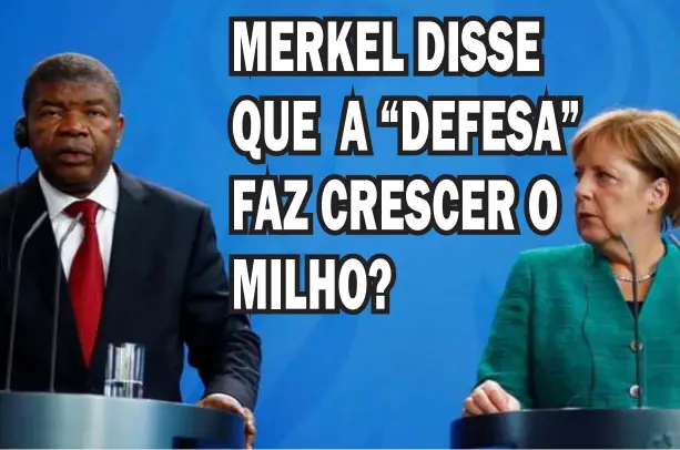  ??  ?? PRESIDENTE DE ANGOLA, JOÃO LOURENÇO NUMA CONFERÊNCI­A DE IMPRENSA CONJUNTA COM A CHANCELER ANGELA MERKEL