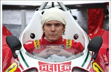  ??  ?? Daniel Bruhl as Niki Lauda