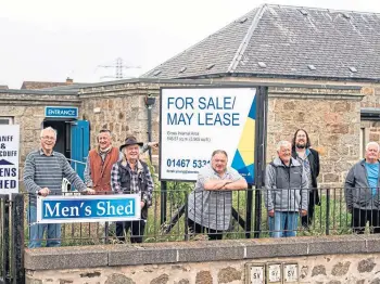  ?? ?? NEW HOME: Banff, Macduff and District Men’s Shed at the old Fife Street School.