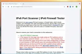  ??  ?? This IPV6 scanner doesn’t work if you don’t have an IPV6 address.