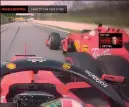  ?? IPP ?? Collisione Lo scontro tra Leclerc e Vettel l’anno passato in Brasile