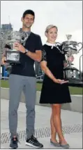  ??  ?? Djokovic y Kerber.