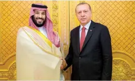  ?? (واس) ?? ولي العهد خلال لقائه الرئيس التركي في جدة أمس جدة: واس