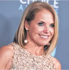  ?? AP PHOTO ?? In this 2018 file photo, Katie Couric poses in the press room at the Critics’ Choice Awards in Santa Monica, Calif.