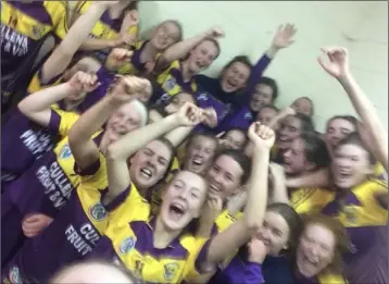  ??  ?? Selfie time in the Wexford dressing-room after Saturday’s marvellous victory in Limerick.