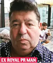  ??  ?? Key player: British publicist Rob Goldstone EX ROYAL PR MAN