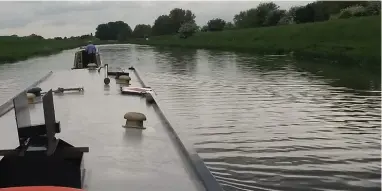  ?? PHOTO: DAVID PULLEN ?? Near the River Welland’s present head of navigation at Peakirk, only about 1½ miles from the north-eastern boundary of Peterborou­gh.