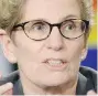  ??  ?? Kathleen Wynne