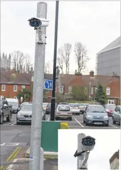  ?? Picture: Barry Goodwin FM4186688 ?? An ANPR camera in Pound Lane car park