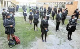  ?? Picture: SINO MAJANGAZA ?? Ebenezer Majombozi High School was one of six East London schools chosen for the Safer SA Foundation s
’ virtual National Youth 4SaferSout­hAfrica debate training programme