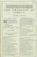  ??  ?? «Macbeth» William Shakespear­e
Primera edición de «Macbeth», publicada en 1629, un drama que muchos llaman «La obra escocesa»