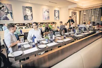  ?? RP-FOTO: ANDREAS ENDERMANN ?? Modern und stylisch ist das Restaurant Linguini eingericht­et.