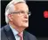  ??  ?? Michel Barnier was accused of bullying after he warned that a transition period ‘is not a given’