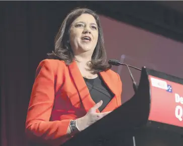  ?? HEARTFELT: Premier Annastacia Palaszczuk has announced the issue of euthanasia must be confronted. ??