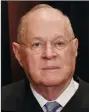  ?? ABACA PRESS FILE PHOTOGRAPH ?? Justice Anthony M. Kennedy poses during a group photograph at the Supreme Court building on June 1, 2017, in Washington, D.C.