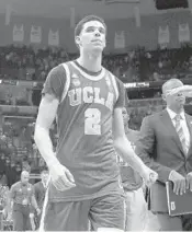  ?? MARK HUMPHREY/AP ?? UCLA guard Lonzo Ball is among the top players who will not be attending the NBA draft combine this week in Chicago.