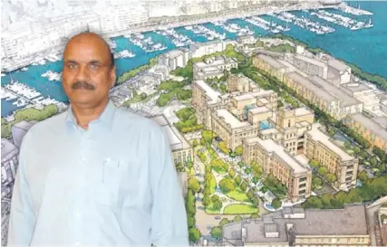  ?? GRAPHIC: KARL ANDREW MICALLEF ?? Shaukat Ali secretly controlled Vitals Global Healthcare, who would go on to promise to develop St Luke’s Hospital, which remains in ruins more than a decade later.
nd