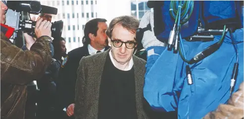  ?? DON EMMERT / AFP VIA GETTY IMAGES ?? Allegation­s of childhood sexual assault against filmmaker Woody Allen by his daughter are the focus of a new documentar­y series.