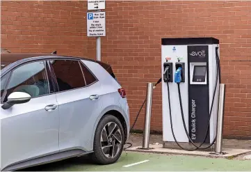  ?? ?? Sustainabl­e Perth and Kinross Council’s Electric Vehicle Charging points