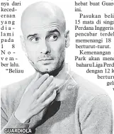  ??  ?? GUARDIOLA