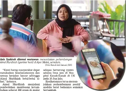 Ainul Mardhiah Pulang Minggu Ini Pressreader