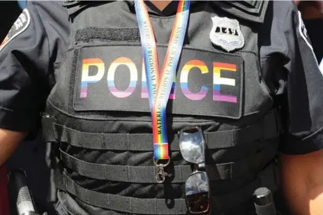  ?? STEVE RUSSELL/TORONTO STAR FILE PHOTO ?? In January, Pride Toronto adopted a list of demands issued by the Toronto chapter of Black Lives Matter, including banning police floats from the parade.