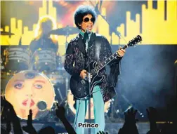  ??  ?? Prince