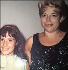  ??  ?? The author in the 1970s with her mother, Bernice. Picture Courtesy of Sherry Amatenstei­n