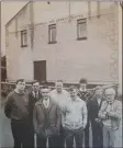  ??  ?? Des O’Mahony, TomGregan, Mick Lennon, Paddy Barnes, Richard Willougby, Joe Lennon, Pat Doyle and John Kilbride in 1989.