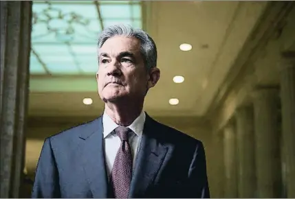  ?? T.J. KIRKPATRIC­K / BLOOMBERG ?? Jerome Powell, elegido por Donald Trump para presidir la Reserva Federal