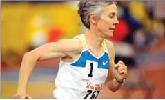  ?? JONATHAN NEWTON/AFP ?? Joan Benoit Samuelson, who won an Olympic gold medal in 1984, competes in a 3,000-metre race in 2009.