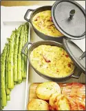  ?? (AP) ?? This April 3, 2017 provided by The Culinary Institute of America shows a spring leek frittata in Hyde Park, NY.