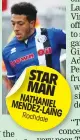  ??  ?? STAR MAN NATHANIEL MENDEZ-LAING Rochdale