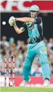  ??  ?? Heat star Chris Lynn is in line for a big IPL payday.