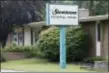  ?? TERRAY SYLVESTER/THE FLINT JOURNAL-MLIVE.COM VIA AP ?? In a July 12 file photo, the Swanson Funeral Home is seen on Martin Luther King Avenue in Flint, Mich. The state has shut down the funeral home, saying maggots were in a garage where unrefriger­ated bodies were being stored.