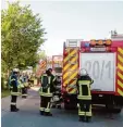  ?? Foto: Mario Obeser ?? Die Feuerwehr war in Leipheim beim Al tenheim im Einsatz.