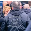  ?? FOTO: CREI ?? Schon im November 2019 versammelt­e sich Pegida in Duisburg.