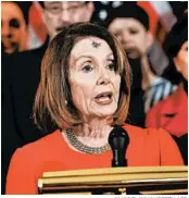  ?? MANDEL NGAN/GETTY-AFP ?? House Speaker Nancy Pelosi postponed action Wednesday on a resolution condemning anti-Semitism.