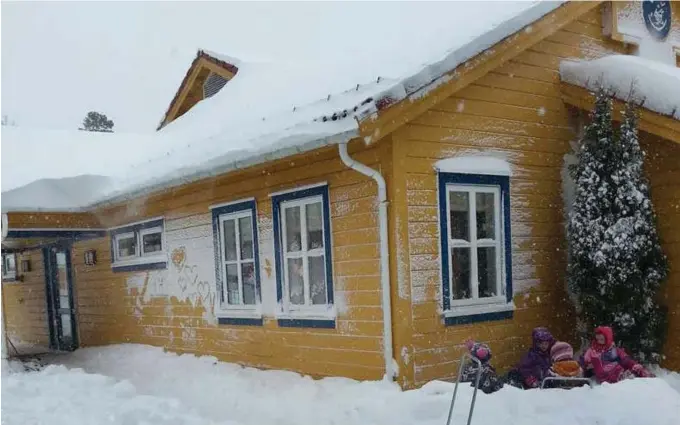  ?? FOTO: GRIMSTAD KOMMUNE ?? NEDLAGT: Tønnevolds­kogen barnehage er nedlagt, nå er det foreslått en annen bruk av tomta.