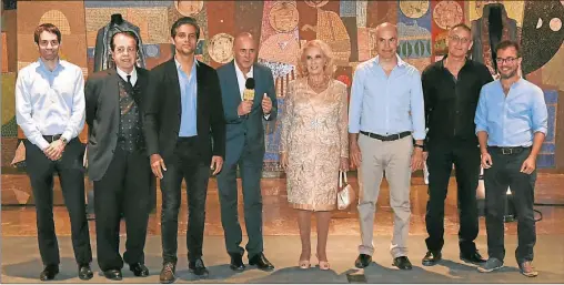  ?? GZA. GCBA ?? HOMENAJE. El miércoles Horacio Rodríguez Larreta encabezó, junto a Mirtha Legrand y Joaquín Furriel, el bautismo del hall Alfredo Alcón.