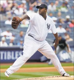  ?? Seth Wenig / Associated Press ?? CC Sabathia has reportedly agreed to a one-year contract to remain with the Yankees.