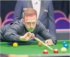  ?? ?? Judd Trump overcame Kyren Wilson 5-2 yesterday.