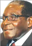  ??  ?? Former President Mugabe