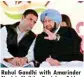  ??  ?? Rahul Gandhi with Amarinder Singh in Majitha, Punjab on Friday