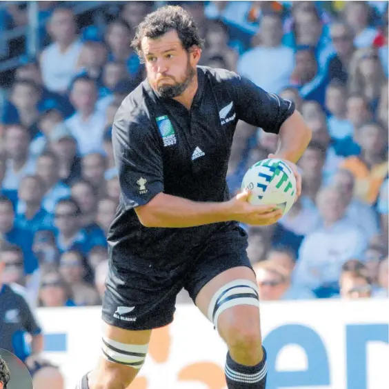  ?? ?? All Black Carl Hayman during the 2007 Rugby World Cup in France.